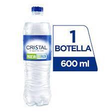 Agua cristal pet*600ml