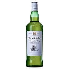 Black white botella 1 lt