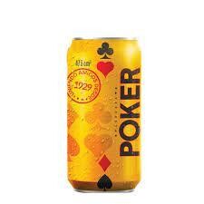 Cerveza poker lata*473ml