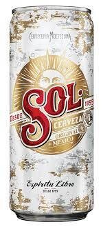 Cerveza sol lata