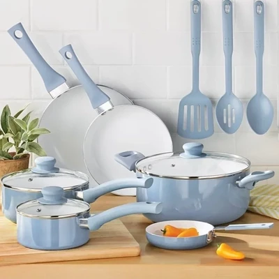 BlueBelle Ceramic Cookware Set