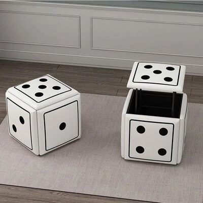 Roll With It Dice Stool: Reveal Five Seats in One!