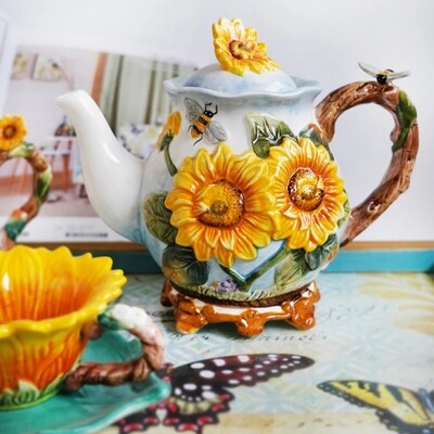Sunflower Serenade Tea Set