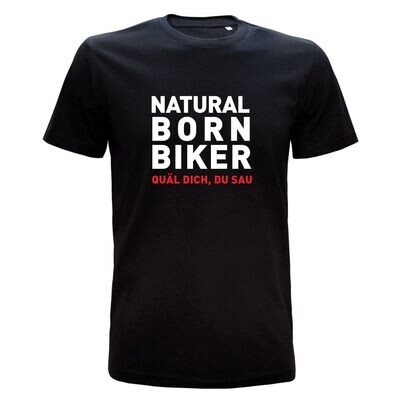 T-Shirt QDDS Natural Born Biker
