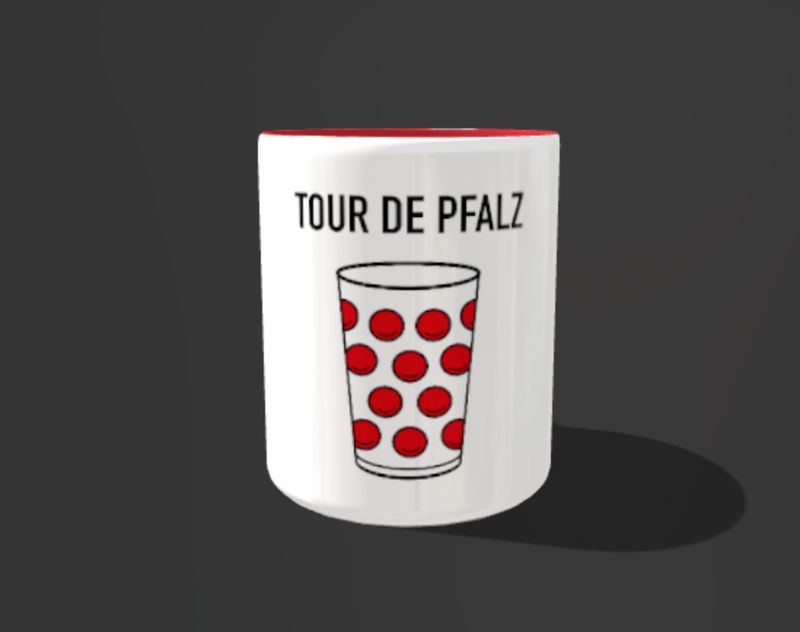 Keramiktasse Keramiktasse "Tour de Pfalz"