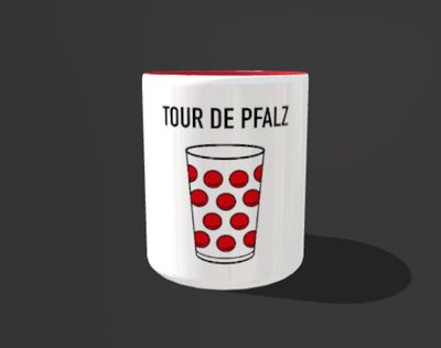 Keramiktasse Keramiktasse "Tour de Pfalz"
