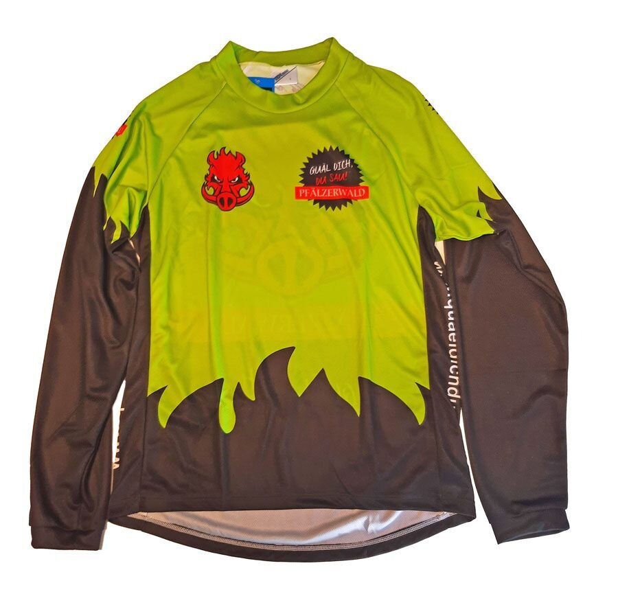 Freeride-Trikot langarm grün