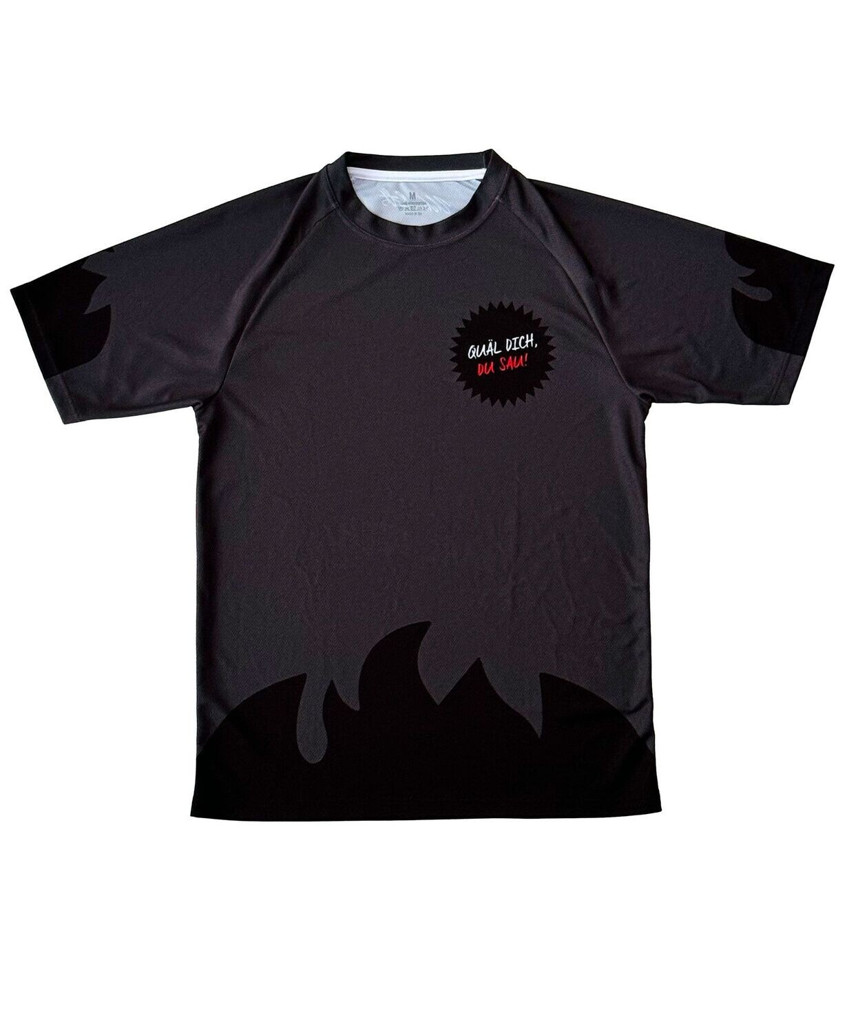 Trikot-Shirt kurzarm grau