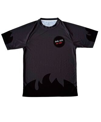 Trikot-Shirt kurzarm grau