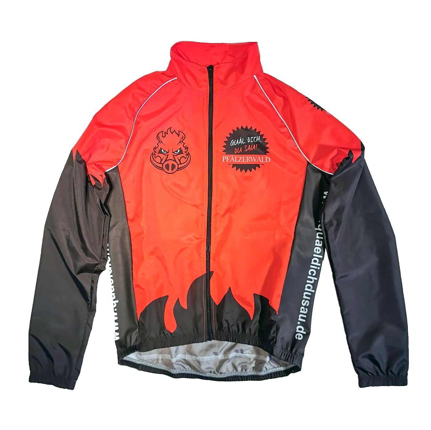 Leichte Jacke langarm rot