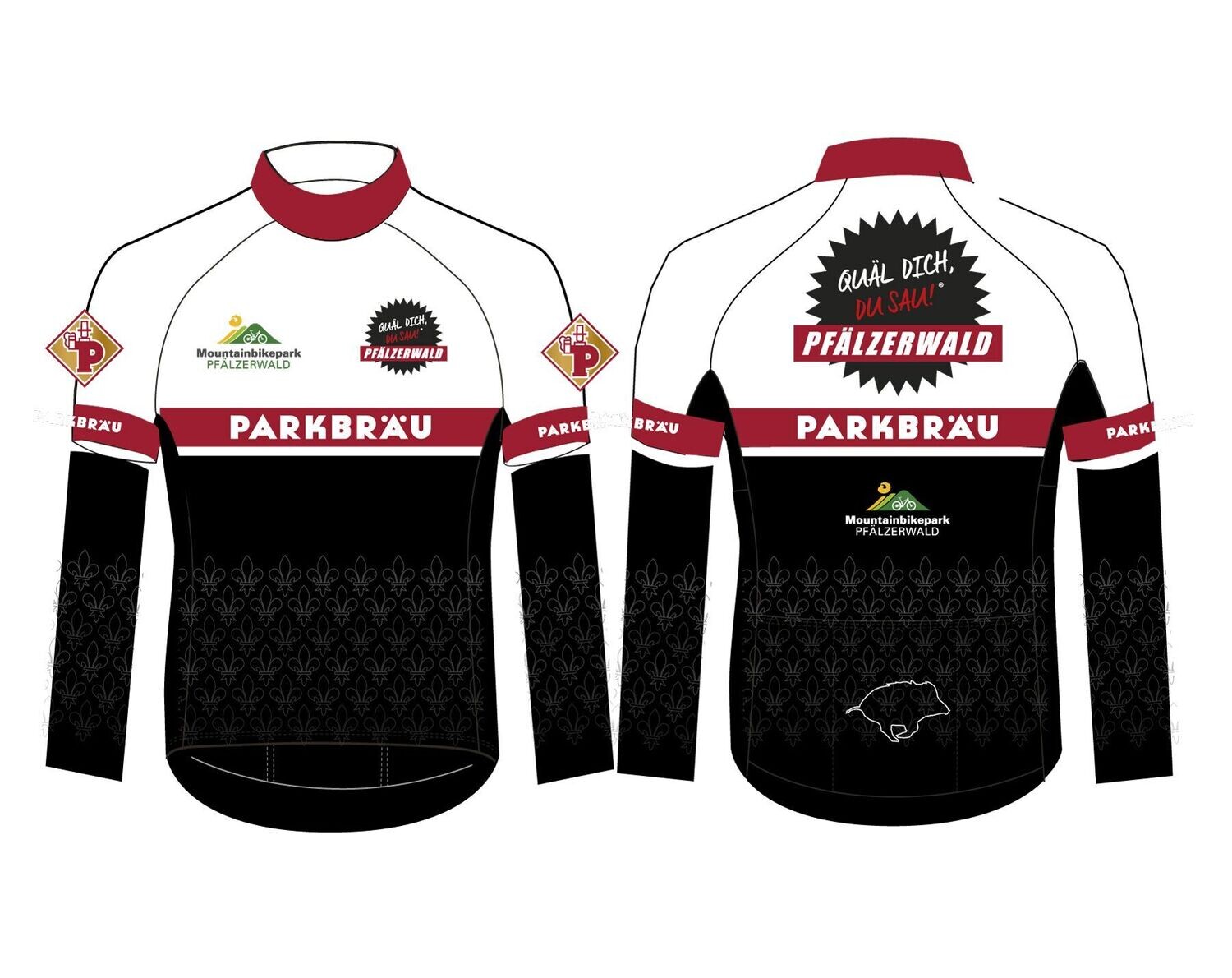 Freeride-Trikot Park-Edition langarm rot Freeride-Trikot Park-Edition langarm rot
