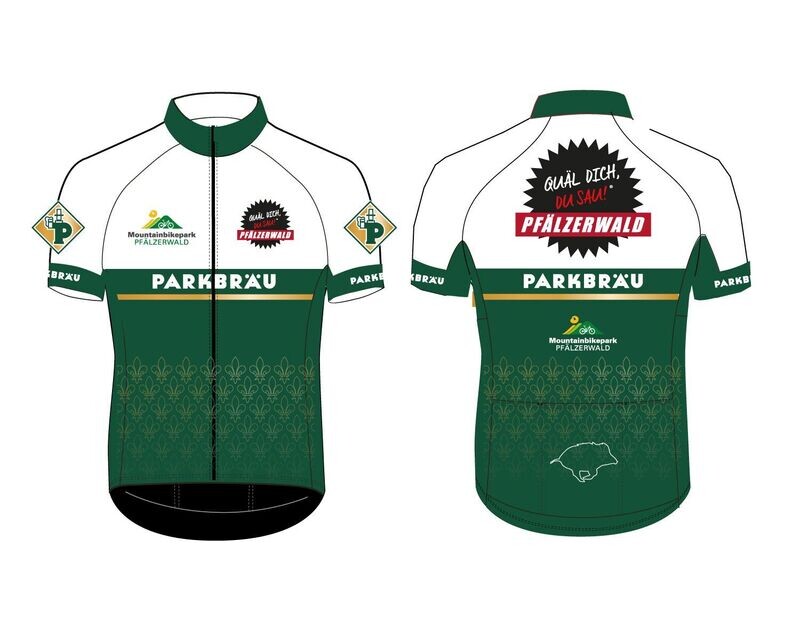 Rad-Trikot Park-Edition kurzarm grün