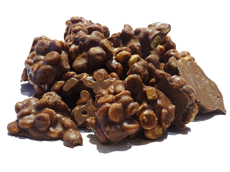 Koek caramel rotsen