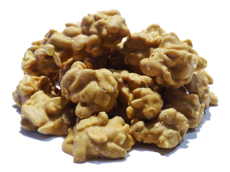 Pinda rots caramel zeezout