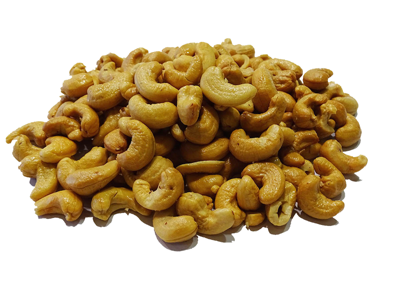 Cashewnoten gebrand met zout