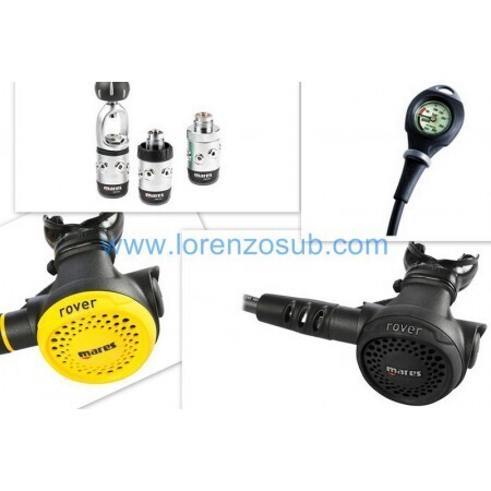 Mares SET ROVER 15x DIN + OCTOPUS ROVER + MANOMETRO MARES