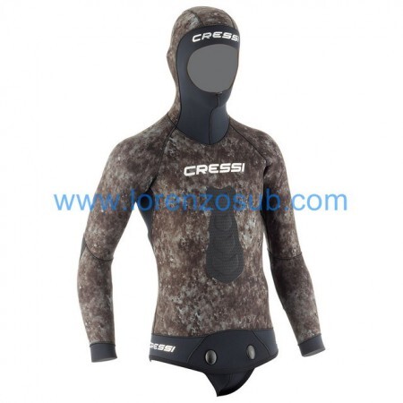 Cressi Sub TRACINA DARK GIACCA 7 MM + PANTALONE 5 MM completa