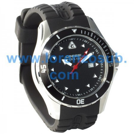 Cressi Sub OROLOGIO MANTA BLACK/SILVER