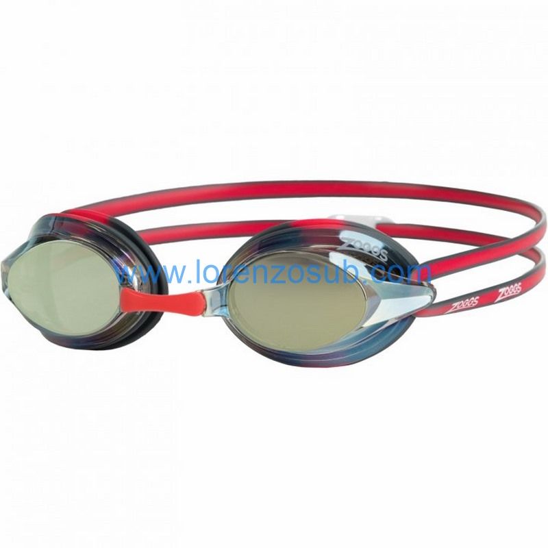 Zoggs OCCHIALINI NUOTO RACER TITANIUM  LENTI SPECCHIATE