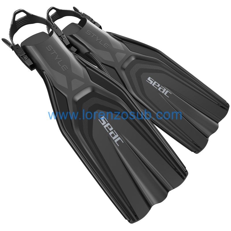 Pinne SEAC Talent A Scarpetta Chiusa In Bi-materiale, 100% Made In Italy, Leggere E Reattive, Per Pesca Subacquea In Fondali Bassi