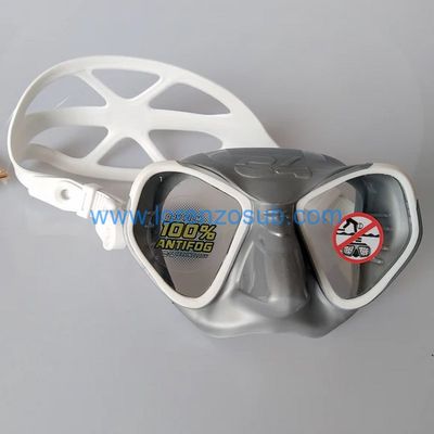 C4 Carbon MASCHERA CONDOR SILVER BIANCA "ANTIFOG"