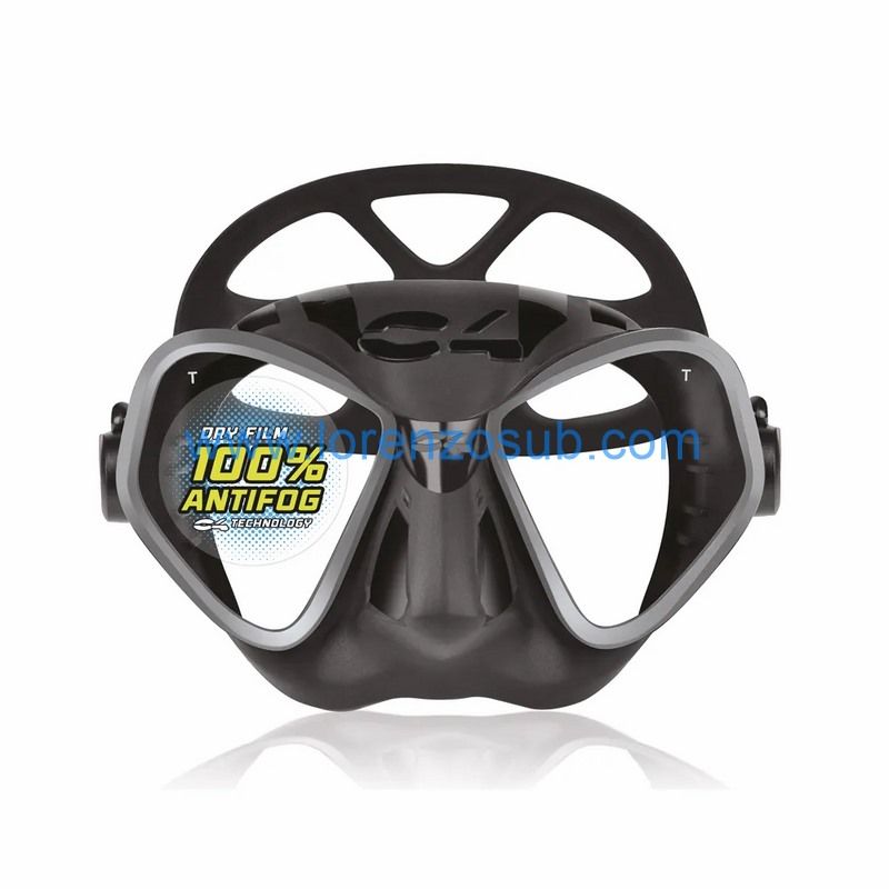 C4 Carbon MASCHERA CONDOR NERO "ANTIFOG"