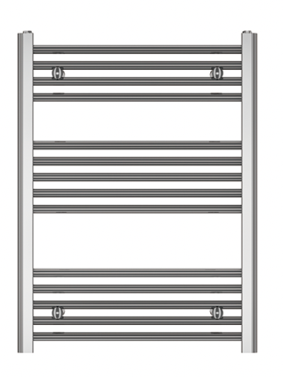 Riverdon W600 x H800 Chrome Radiator