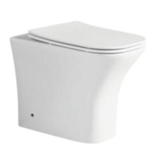 ​Isabella Rimless Back to Wall Toilet Pan Inc. Soft Close Seat