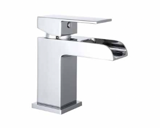 Fukuoka Basin Mixer Tap + Free Push Button Waste - Chrome