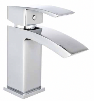 Tokyo Basin Mixer Tap + Free Push Button Waste - Chrome