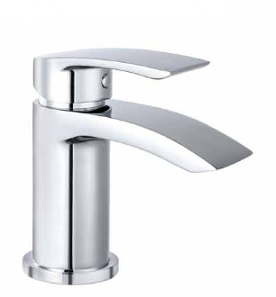 Osaka Basin Mixer Tap + Free Push Button Waste - Chrome