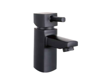 Sapporo Basin Mixer Tap + Free Push Button Waste - Black