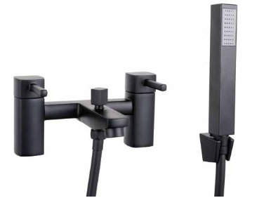 Sapporo Bath Shower Mixer tap - Black