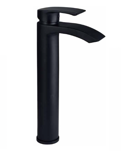 Osaka Heel Basin Mixer Tap - Black