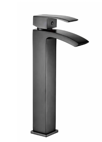 Tokyo Heel Basin Mixer Tap - Black