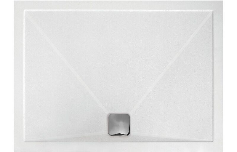 25mm Anti-Slip Ultra-Slim Rectangular Tray & Waste - (700mm Depth)