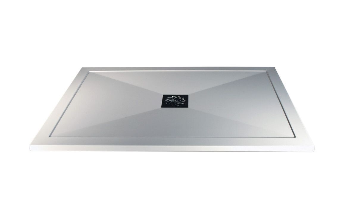 25mm Ultra-Slim Rectangular Tray & Waste - (800mm Depth)