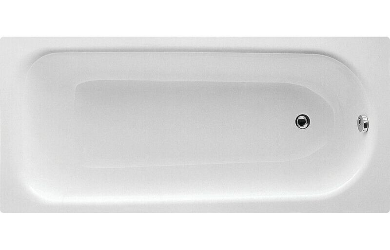 Eurona Steel Single End 2TH Bath w/Legs
