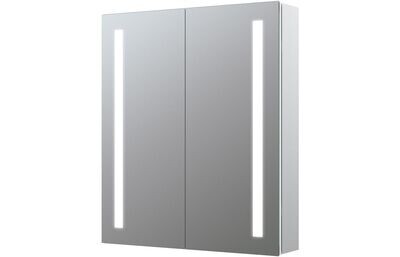 Sakura 600mm 2 Door Front-Lit LED Mirror Cabinet