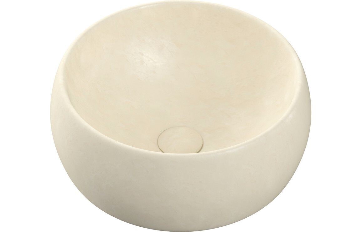 Haka 400mm Ceramic Washbowl - Stone Effect