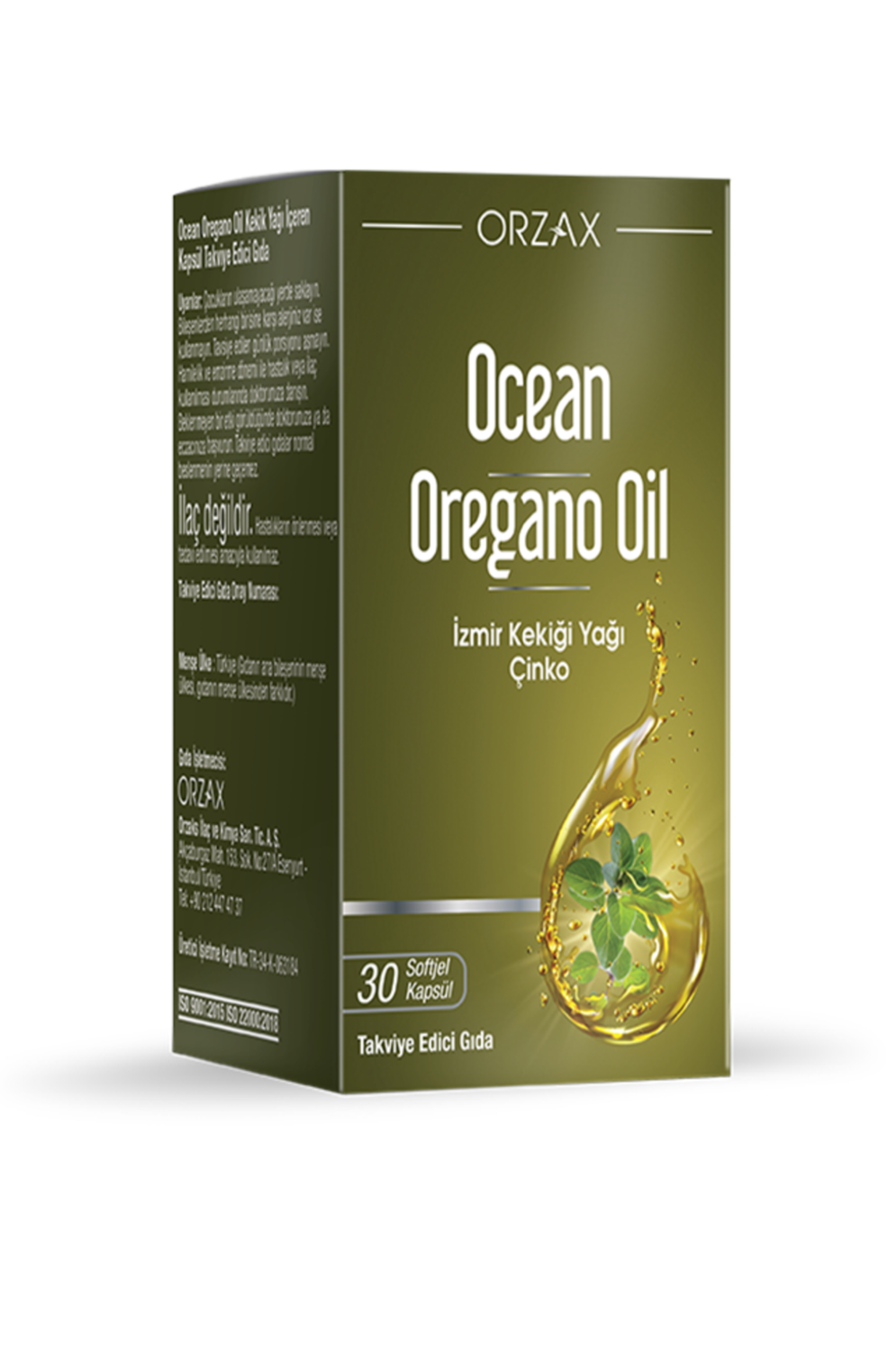 Oregano Oil Softgel Capsules