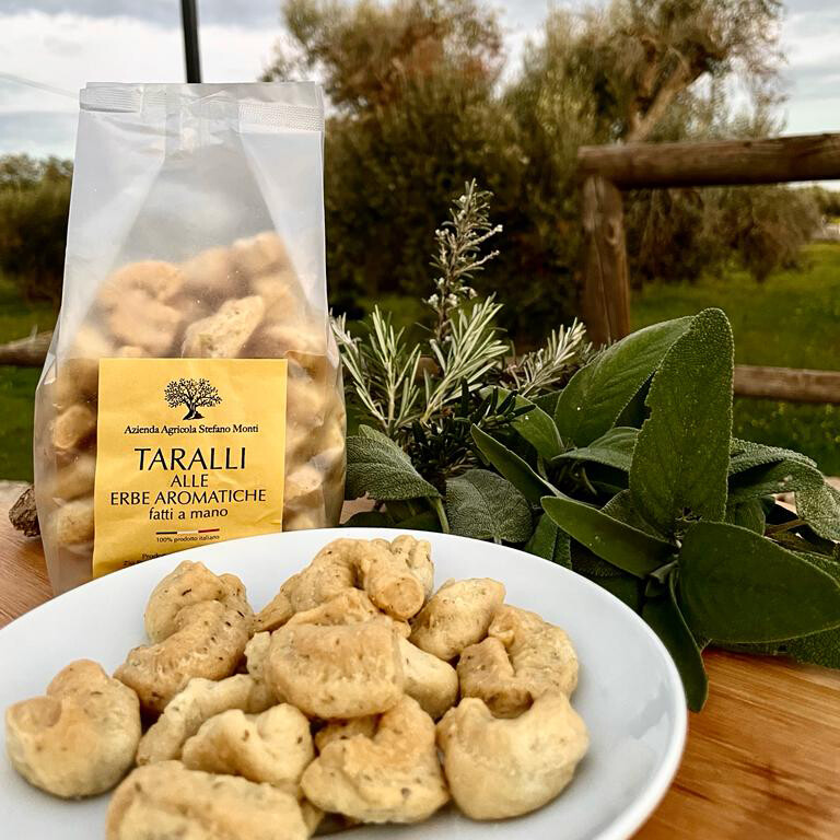 Taralli alle erbe aromatiche