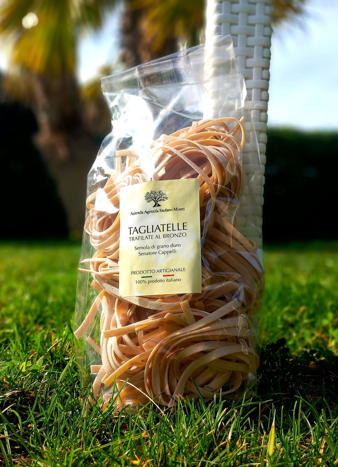 Tagliatelle di semola di grano duro varietà Senatore Cappelli (trafilati al bronzo)