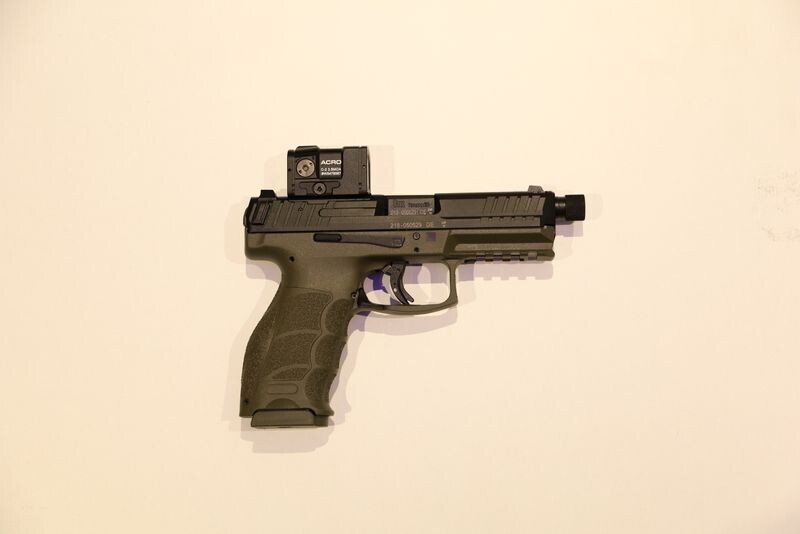 Heckler & Koch SFP9-SD OR natogrün Sondermodell | Kal: 9mm Luger | mit Laufgewinde | inkl Adapterplatte und ACRO C-2 DOT