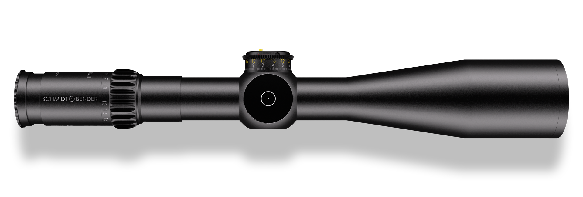 Schmidt & Bender  PMII   | Vergrößerung: 5-25 | Absehen: P5FL | Türme: DT27 MTC LT / ST ZC LT | cw