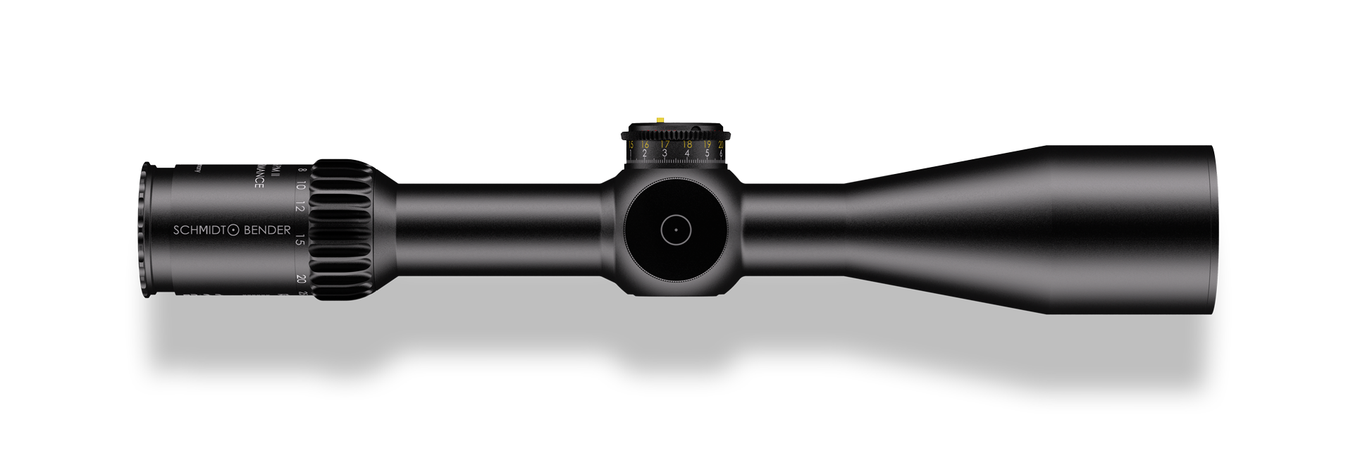 Schmidt & Bender  PMII High Performance  | Vergrößerung: 6-36 | Absehen: MSR2 | Türme: DT35 MTC LT / ST ZC CT | cw