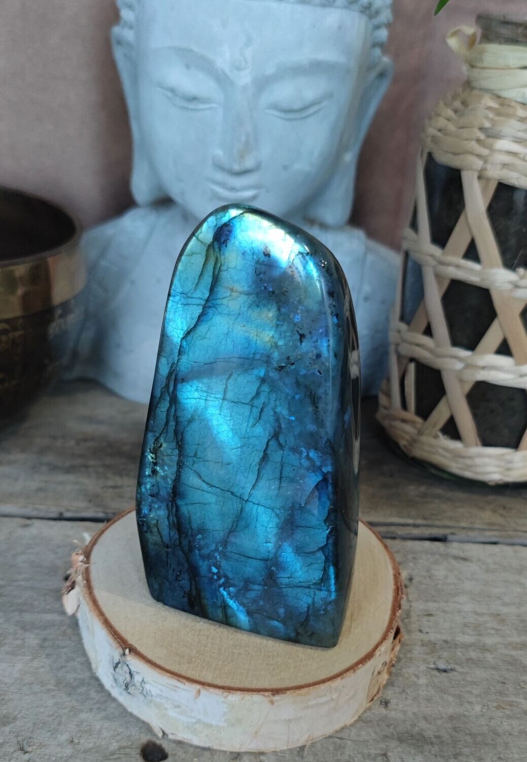 Bloc de Labradorite #1- 495g - Qualité Extra
