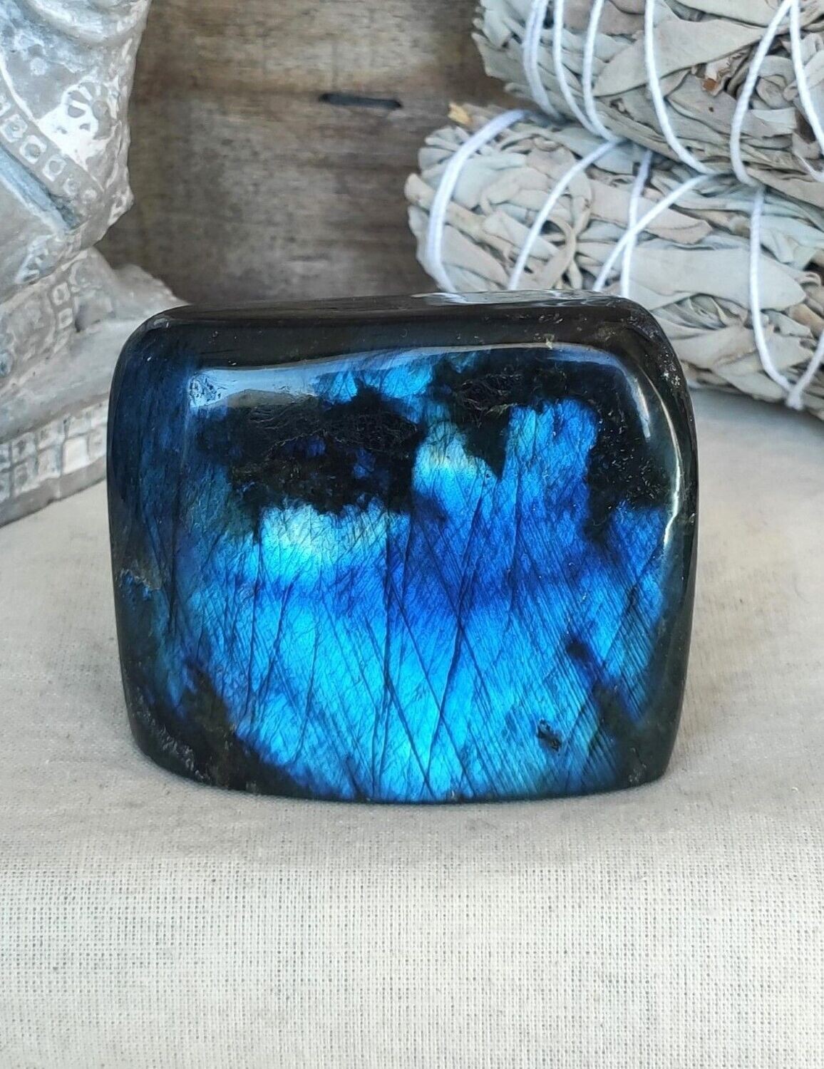 Bloc de Labradorite #3 - 340g - Qualité Extra