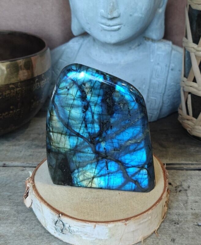 Bloc de Labradorite #4 - 320g - Qualité Extra