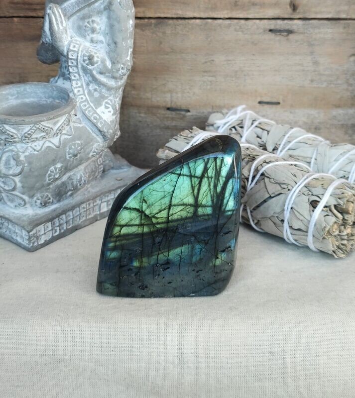 Bloc de Labradorite #5 - 239g - Qualité Extra